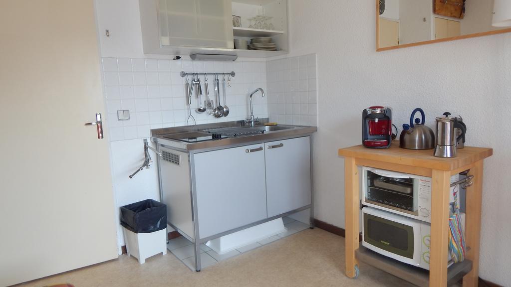 Studio Ski Apartment Лес дьо Алпс Екстериор снимка